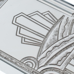 ST Dupont Art Deco Ligne 2 Textured Palladium Finish Limited Edition Lighter
