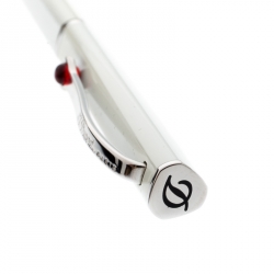 S.T.Dupont Karl Lagerfeld Edition White Lacquer Palladium Finish Ballpoint Pen