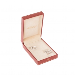 S.T. Dupont D Logo Silver Tone Classic Cufflinks