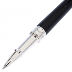 S.T. Dupont Black Line D Palladium Plated Rollerball Pen