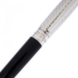 S.T. Dupont Black Line D Palladium Plated Rollerball Pen