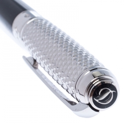 S.T. Dupont Black Line D Palladium Plated Rollerball Pen