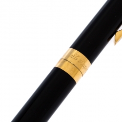 Pre Owned S.T. Dupont Black Laque de Chine Ballpoint Pen