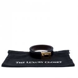 S.T. Dupont Black Leather Belt Size 95CM