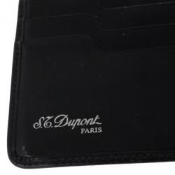 S.T. Dupont Black Leather Line D Wallet