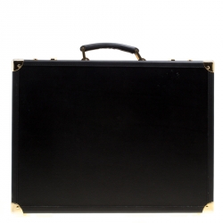 S.T. Dupont Black Leather Briefcase