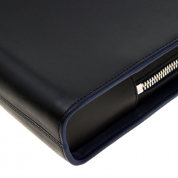 ST Dupont Black Leather Document Holder Line D Slim Briefcase