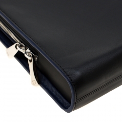 ST Dupont Black Leather Document Holder Line D Slim Briefcase