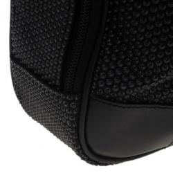 S.T. Dupont Black Leather Laptop Bag