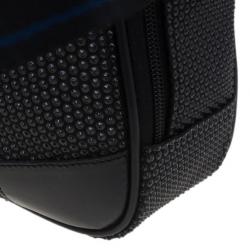 S.T. Dupont Black Leather Laptop Bag