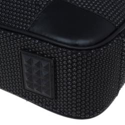 S.T. Dupont Black Leather Laptop Bag
