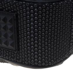 S.T. Dupont Black Leather Laptop Bag