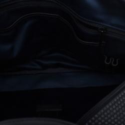 S.T. Dupont Black Leather Laptop Bag