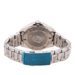 مملوكة مسبقًا Tag Heuer Black Stainless Steel Aquaracer Caliber 7 GMT WAY201F.BA0927 Men's Wristwatch 44 mm