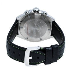 Pre Owned Tag Heuer Black Stainless Steel Formula 1 Aston Martin Chronograph Men's Wristwatch 43 mm