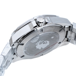مملوكة مسبقًا Tag Heuer Black Stainless Steel Aquaracer Match Timer Premier League WAY201D.BA0927 Men's Wristwatch 43 mm