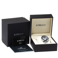 Pre Owned Tag Heuer Black Stainless Steel Formula 1 Chronograph CAZ101E.BA0842 Men's Wristwatch 43 mm