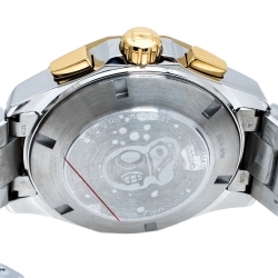 Pre Owned Tag Heuer Silver Two-Tone Stainless Steel Aquaracer Calibre 16 CAY2121.BB0923 Men's Wristwatch 43 mm