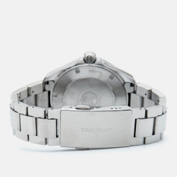 Pre Owned Tag Heuer Blue Stainless Steel Aquaracer WBD1112.BA0928 Men's Wristwatch 41 mm