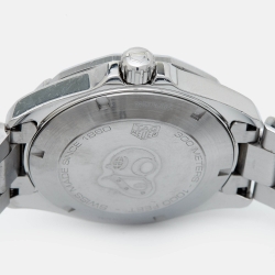 Pre Owned Tag Heuer Blue Stainless Steel Aquaracer WBD1112.BA0928 Men's Wristwatch 41 mm
