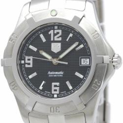Pre Owned Tag Heuer Black Stainless Steel 2000 Exclusive Men's Wristwatch 37MM