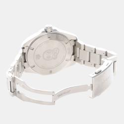 Pre Owned ساعة يد رجالية تاغ هيور أكواريسر WAY101C كوارتز ستانلس ستيل 43 مم