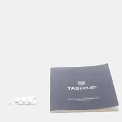 Pre Owned ساعة يد رجالية تاغ هيور أكواريسر WAY101C كوارتز ستانلس ستيل 43 مم