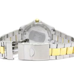Pre Owned Tag Heuer Blue Gold Plated Stainless Steel Aquaracer Men's Wristwatch 39MM