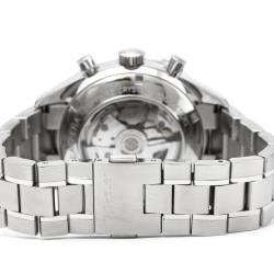 Pre Owned Tag Heuer Black Stainless Steel Carrera Men's Wristwatch 41MM