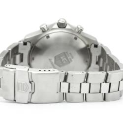 مملوكة مسبقًا Tag Heuer Silver Stainless Steel 2000 Exclusive Men's Wristwatch 41MM
