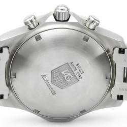 مملوكة مسبقًا Tag Heuer Silver Stainless Steel 2000 Exclusive Men's Wristwatch 41MM