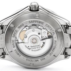 Pre Owned  ساعة يد رجالية  تاغ هيوير لينك كاليبر 5 داي-دايت ستانلس ستيل فضية 42 مم