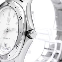 Pre Owned  ساعة يد رج�الية  تاغ هيوير لينك كاليبر 5 داي-دايت ستانلس ستيل فضية 42 مم