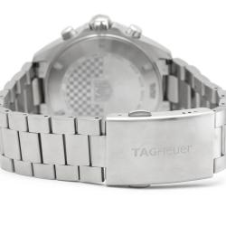 Pre Owned Tag Heuer Blue Stainless Steel Formula 1 Chronograph CAZ101K Men's Wristwatch 43MM