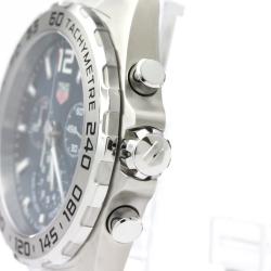 Pre Owned Tag Heuer Blue Stainless Steel Formula 1 Chronograph CAZ101K Men's Wristwatch 43MM