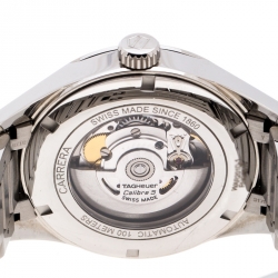 مملوكة مسبقًا ساعة يد رجالية تاغ هيوير كاريرا كاليبر 5  WAR201D.BA0723 ستانلس ستيل فضي 40 مم