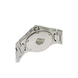 Pre Owned Tag Heuer White Stainless Steel Kirium WL1110 Men's Wristwatch 41 MM