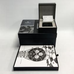 مملوكة مسبقًا Tag Heuer Black/White Stainless Steel Heuer Heritage "Jack Heauer Limited Edition" CBE2111.BA0687 Men's Wristwatch 42 MM