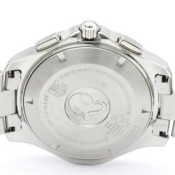 Pre Owned Tag Heuer Black Stainless Steel Aquaracer 300M Calibre S Caf7010 Men's Wristwatch 43MM