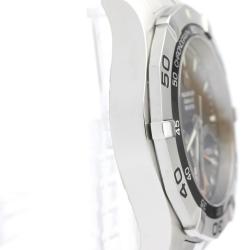 Pre Owned Tag Heuer Black Stainless Steel Aquaracer 300M Calibre S Caf7010 Men's Wristwatch 43MM