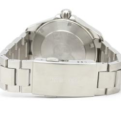 Pre Owned Tag Heuer Silver Stainless Steel Aquaracer Quartz WAY1111 Men's Wristwatch 40 MM