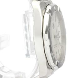 Pre Owned Tag Heuer Silver Stainless Steel Aquaracer Quartz WAY1111 Men's Wristwatch 40 MM