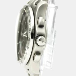 Pre Owned Tag Heuer MOP Stainless Steel Link Chronograph Moon Pearl Limited CJF211M Men's Wristwatch 42 MM