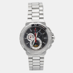 TAG Heuer Grey Stainless Steel Indianapolis 500 Miles Formula 1 CAH101A.BA0860 Men's Wristwatch 44 mm