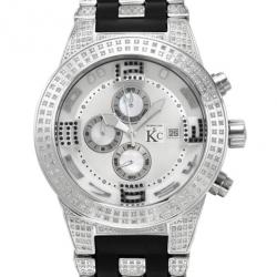 Techno Com Unisex Chronograph SS White Wristwatch