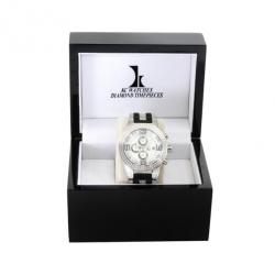 Techno Com Unisex Chronograph SS White Wristwatch