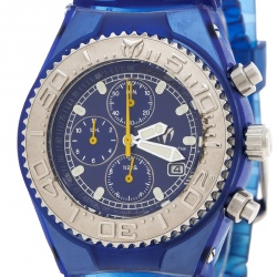 Technomarine Blue Stainless Steel Yacht Y12 Men's Wristwatch 42 mm