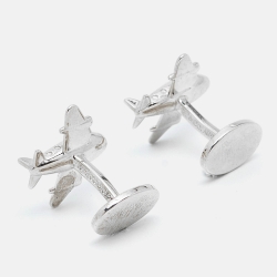 Pre Owned Tiffany & Co. Airplane Sterling Silver Cufflinks