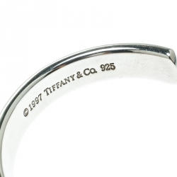 Pre Owned Tiffany & Co. 1837 Silver Open Cuff Bracelet 