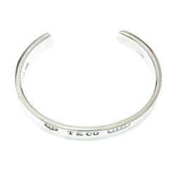 Pre Owned Tiffany & Co. 1837 Silver Open Cuff Bracelet 